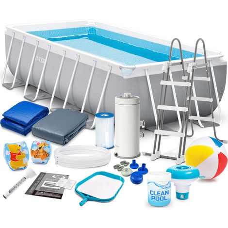 Piscine de jardin tubulaire Prism Frame 488 x 244 x 107 cm 18 pouces 1 INTEX 26792 (1/5)