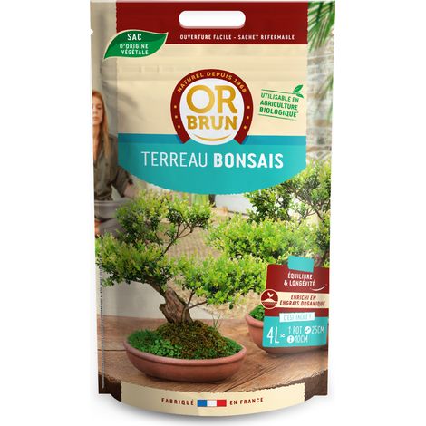 OR BRUN OBRTBON4 - Terreau Bonsaïs - 4L - Meilleur Enracinement (1/3)