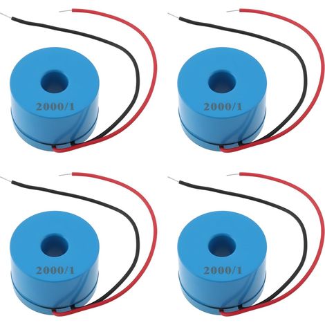 Lot de 4 Micro-transformateurs de Courant 2000/1 0-120 A CT08CL5 pour Compteurs Intelligents Et Wattmètres (1/5)