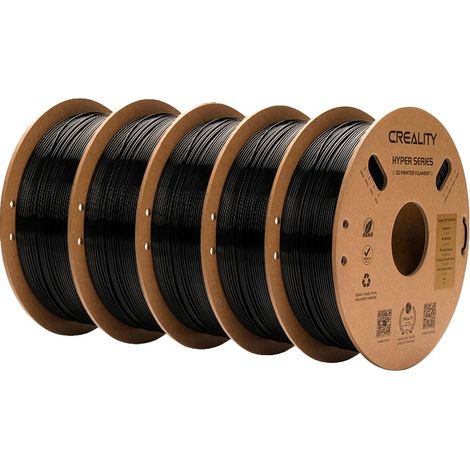 3D-Druckerfilament, Festigkeit, Chemikalienbeständigkeit, schwarz, 5 kg (1/2)