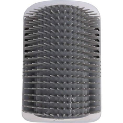 Chat Brosse Peigne Fournitures Mur Coin Peigne Toilettage Peigne Pet Brosse Gris (1/5)