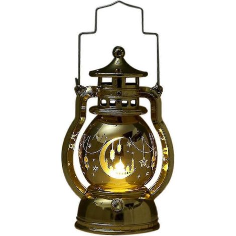 Lanterne lumineuse LED Ramadan, décoration Eid pour la maison, fête islamique musulmane, Ramadan Kareem, décoration B (1/5)