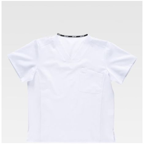 Casaca unisex para servicios, de tejido elástico B6851 WORKTEAM XXL Blanco (1/2)