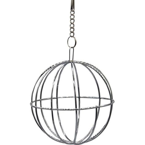 1 Boule de foin, Acier inoxydable, Anti-gaspillage, Pour lapins, cobayes, hamsters (1/5)