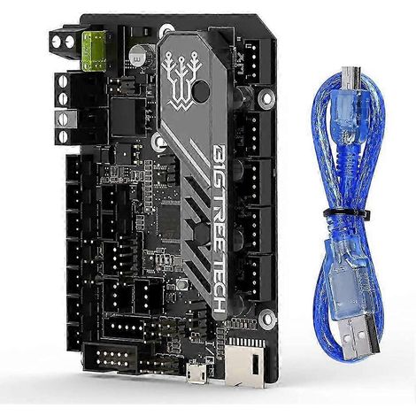 Carte mère BIGTREETECH BTT SKR MINI E3 V3.0 32 bits avec TMC2209 UART intégré, accessoires d'imprimante 3D, compatible avec les imprimantes 3D Ender3, Ender5 et CR10 (kns). (1/5)