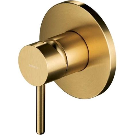 OMNIRES Y - Duscharmatur Unterputz, mit Einbaukörper, Gold gebürstet Y1245GLB (1/2)