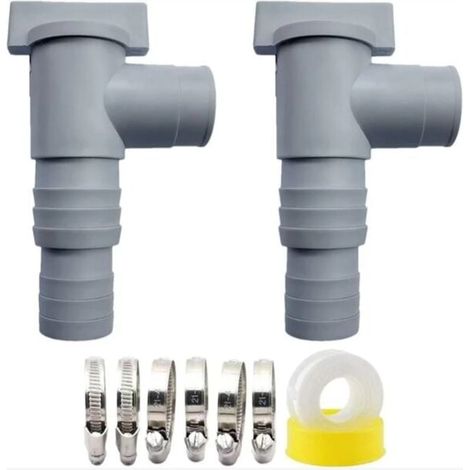 YMYNY Schwimmbad-Absperrventil mit 32-mm-Schlauchanschluss, Schwimmbad-Absperrventil, Schwimmbad-Kolbenventil (1/4)