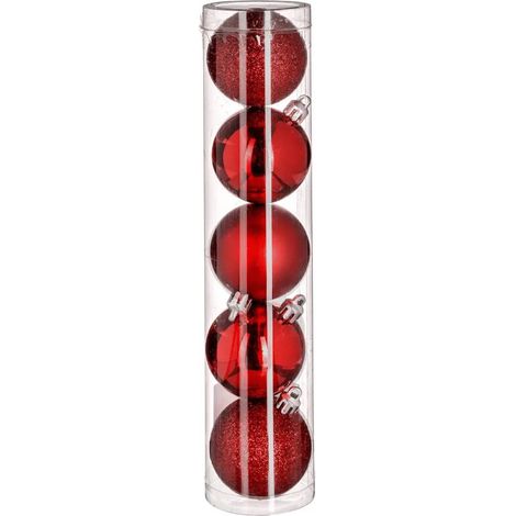 Weihnachtskugeln, Ø 5 cm, 5er-Set