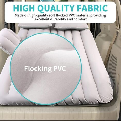 Lit De Camping, Matelas Gonflable De Camping Portable avec Pompe Intégrée, Matelas Gonflable avec Oreiller Intégré, Canapé-Lit Gonflable pour La
