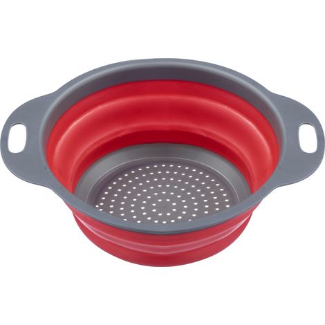 Westmark Colino pieghevole, con gancio per appendere, diametro interno: 18,5 cm, plastica, mini, rosso/antracite, 21232270 (1/5)