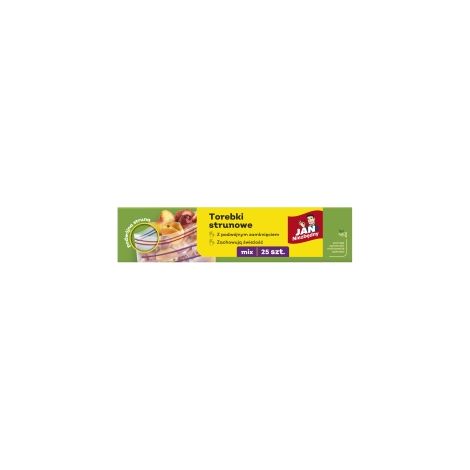 Sacchetti Ziplock JAN essential (doppia chiusura) assortiti - 25 pezzi