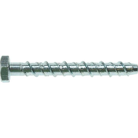 Tire-fond RS PRO, en Acier plaqué zingué 14 x 200, 16mm x 200mm ( Prix pour Sachet de 5 )