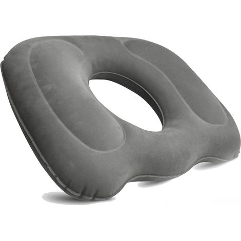 Coussin orthopédique gonflable pour hémorroïdes - Coussin d'assise gonflable - Coussin de coccyx ergonomique pour fauteuil roulant - Chaise de bureau - Anti-hémorroïdes (1/5)