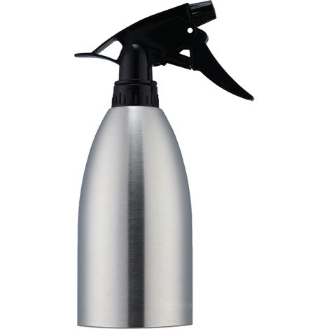 1 Botella pulverizadora con boquilla ajustable, de acero inoxidable, 500 ml, para cocina y jardín. (1/5)