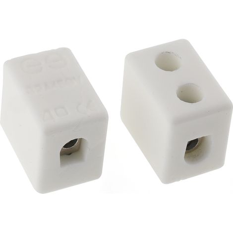 Bornier de raccordement RS PRO, 1 Pôle pôles , A visser, 4mm², 5 32A ( Prix pour Paquet de 10 )