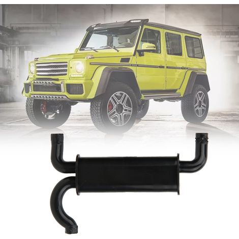 Tuyau d'échappement pour voiture RC SCX10 90046 - Pièces détachées, tuyau d'échappement à gaz, accessoire de bricolage pour modèle réduit, noir (1/5)