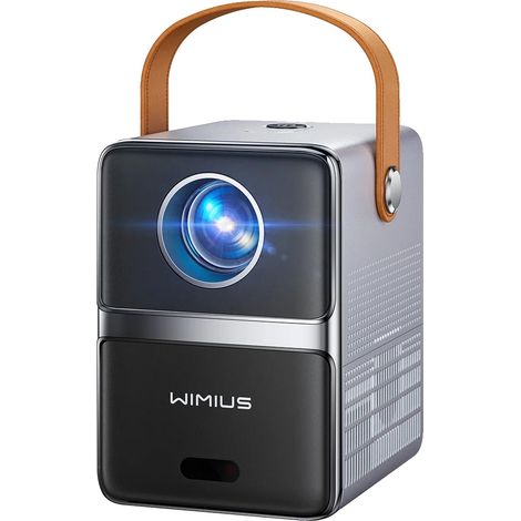 Projecteur, Résolution Native 1080P, Wi-Fi 6 et Bluetooth 5.2, Comme sur l'image, Prise EU