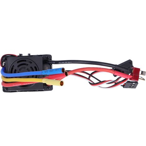Contrôleur de Vitesse Électronique ESC Étanche 60A Brushless pour Voiture Télécommandée 1/10 (1/5)