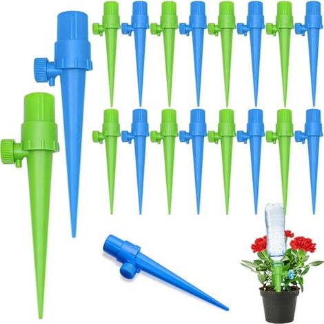 16 Pièces Irrigation Goutte a Goutte, Arroseur Automatique Intérieur, Dispositif d'arrosage Réglable, pour Balcon Jardin Plantes Intérieures et Pots de Fleurs (16) - (1/5)