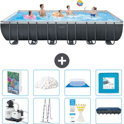 Ultra XTR Pool Rechteckig - 732x366x132 cm - 9-teilig S681