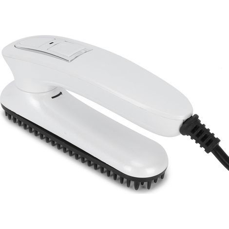 Brosse de coiffage pour homme avec fonction chauffante, rotative à 180° - Blanche (1/5)