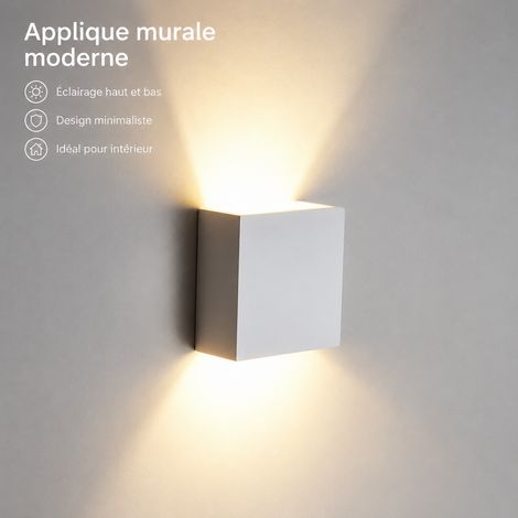 Applique murale LED rechargeable USB 4000 mAh boîtier noir lumière blanche usb rechargeable 4000mah 400 g – Livraison gratuite (1/4)