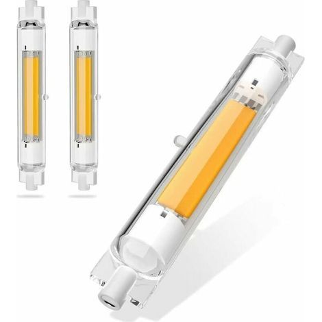 ALOVEZ R7S 118mm 30W ampoule LED dimmable Equivalent à 300W lampe halogène Blanc chaud 3000K Sans scintillement 3000LM illumination 360° faisceau Lot de 2 (1/5)