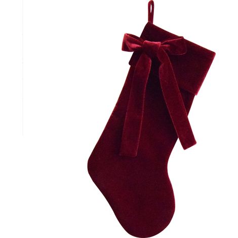 Weihnachtsstrümpfe, Christbaumschmuck, rote Samt-Weihnachtsstrümpfe -