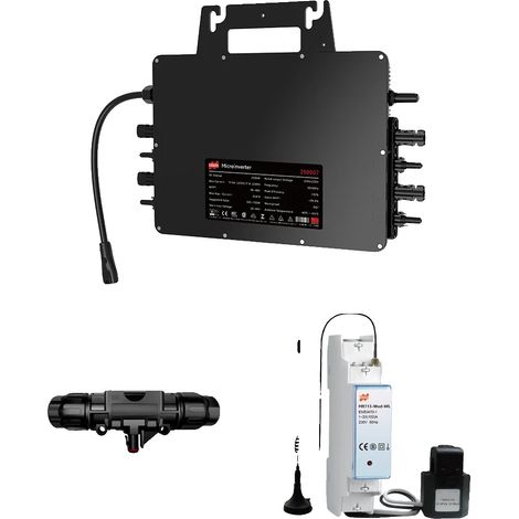 Micro-onduleur solaire, 3000W, conversion d'énergie efficace, design étanche, T-limite, 230V, 22-50V (1/2)