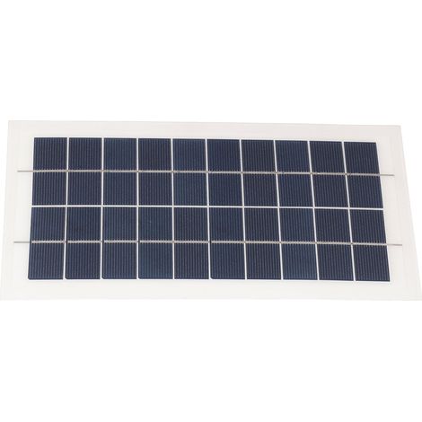 Panneau solaire en silicium polycristallin à économie d'énergie pour éclairage de secours, éclairage publicitaire, feux de signalisation, 5 V, 4,5 W (1/5)