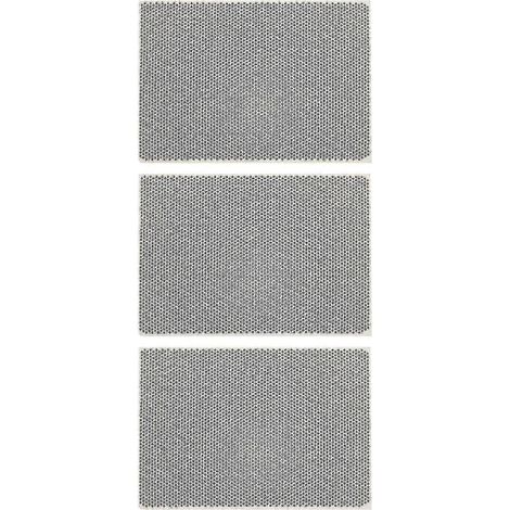 3 brûleurs à gaz, plaque chauffante soudée en céramique alvéolaire, 135 x 95 x 13 mm (1/5)