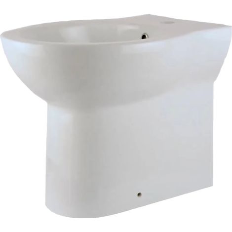 Azzurra - Bidet Filo Parete Porcellana Bianco - Serie: Fast