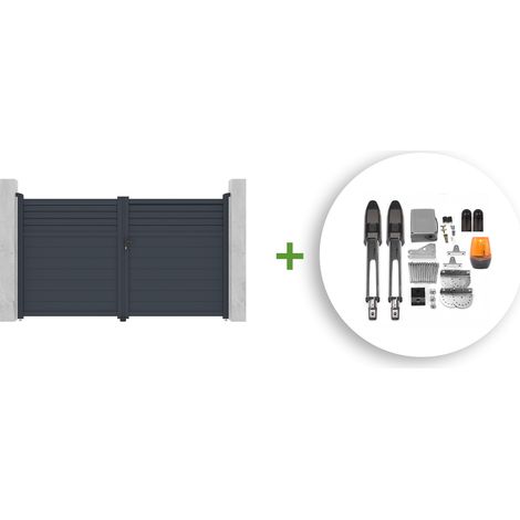 Pack puerta batiente 3m CARPATIA 300 x 180 cm + CISTERNA B700 (1/5)