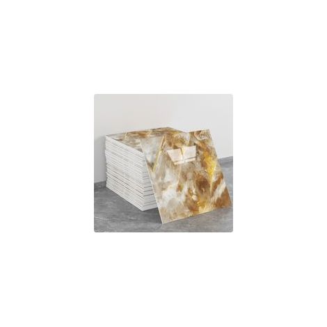 (10 pezzi, 30×30 cm, Q074) Adesivi murali autoadesivi per piastrelle, effetto marmo, decorazione murale, materiale PET, adatti per cucine, bagni, caminetti e lavanderie. - Crezuo