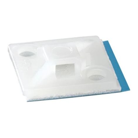 Embase pour serre-câbles ABB autoadhésive 12.7mm x 12,7 mm ( Prix pour Paquet de 100 )