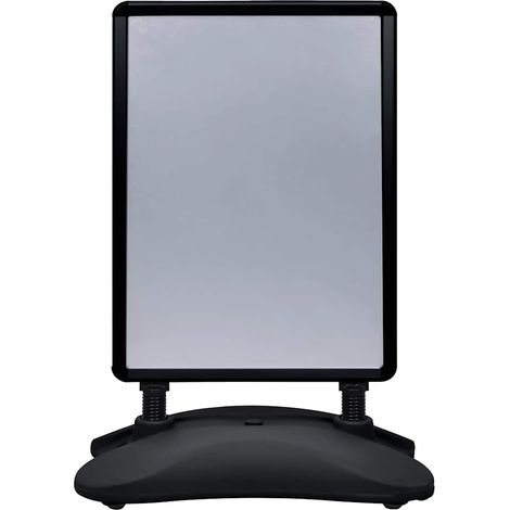 Maison Exclusive - Piedistallo per Poster A1 Base ad Acqua Nero Lega di Alluminio (1/5)