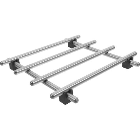 Dessous de plat en inox et caoutchouc, antidérapant (1/5)