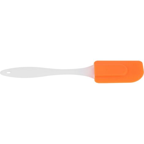 Silikonspatel, Buttercremeschaber, hitzebeständiges Küchen- und Kuchenbackwerkzeug (Orange) (1/5)