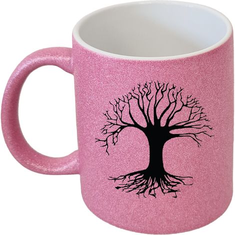 Tasse rose en céramique Arbre de Vie par Cbkreation (1/2)