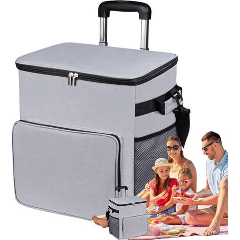 Kühler Kühler Mit Rädern Trolley Mit Griff Dichter 35L (1/5)