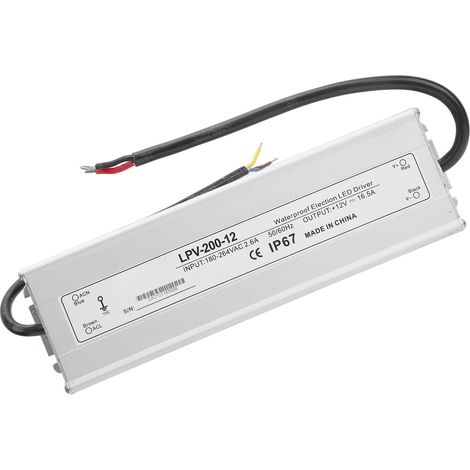 BERM Wasserdichtes Netzteil für LED-Beleuchtungsindustrie-Treibergeräte DC12V 200W LPV‑200‑12 (1/5)