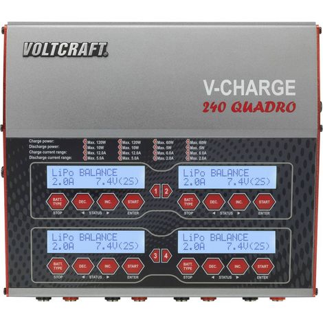 [GEBRAUCHT] B-Ware Voltcraft V Charge 240 Quadro Modellbau Multifunktionsladegerät Ladegerät