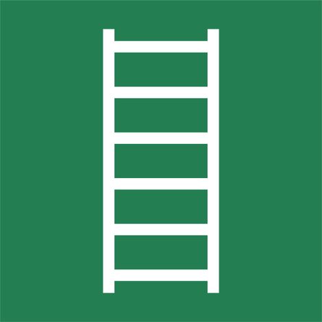 Pannello adesivo ISO 7010 "Scala di emergenza" - E059