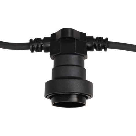 Verlängerbare Außenlichterkette IP44 - 6,5 m - zehn E27