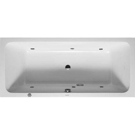 Duravit D-Code Whirlwanne, 1800x800mm, 2 Rückenschrägen, Jet (1/5)