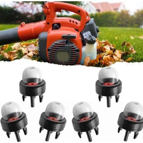 AGE Poire d'amorçage à clipser pour petit moteur 2 temps, tronçonneuse Poulan Echo, Ryobi BP42, Homelite, coupe-bordures Bolens, souffleur de feuilles 125B, 125BX, 125BVX 530047721, 503936601, lot de (1/4)