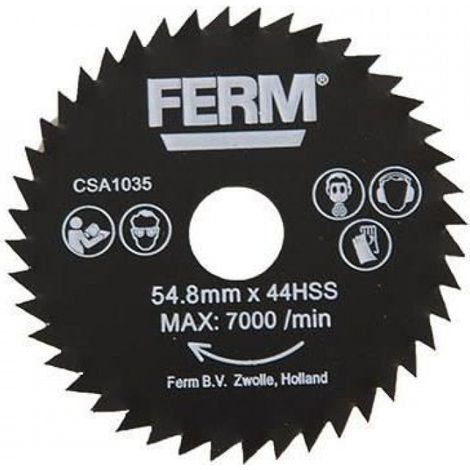 Lame De Scie - Acier Rapide 44HSS - Pour Scie Circulaire - CSA1035 - Noir