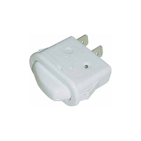 Interrupteur 2 pos blanc four 28mm x 11mm - 2 cosses Rosieres 44002300