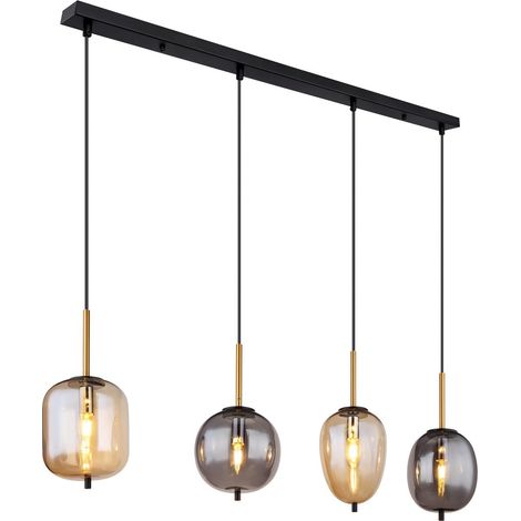 Globo - hängeleuchte - Blacky - schwarz - glas - große (1/5)