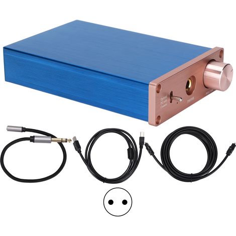 Amplificateur audio numérique DAC USB entrée coaxiale décodeur ampli casque 100‑240V prise UE (1/5)